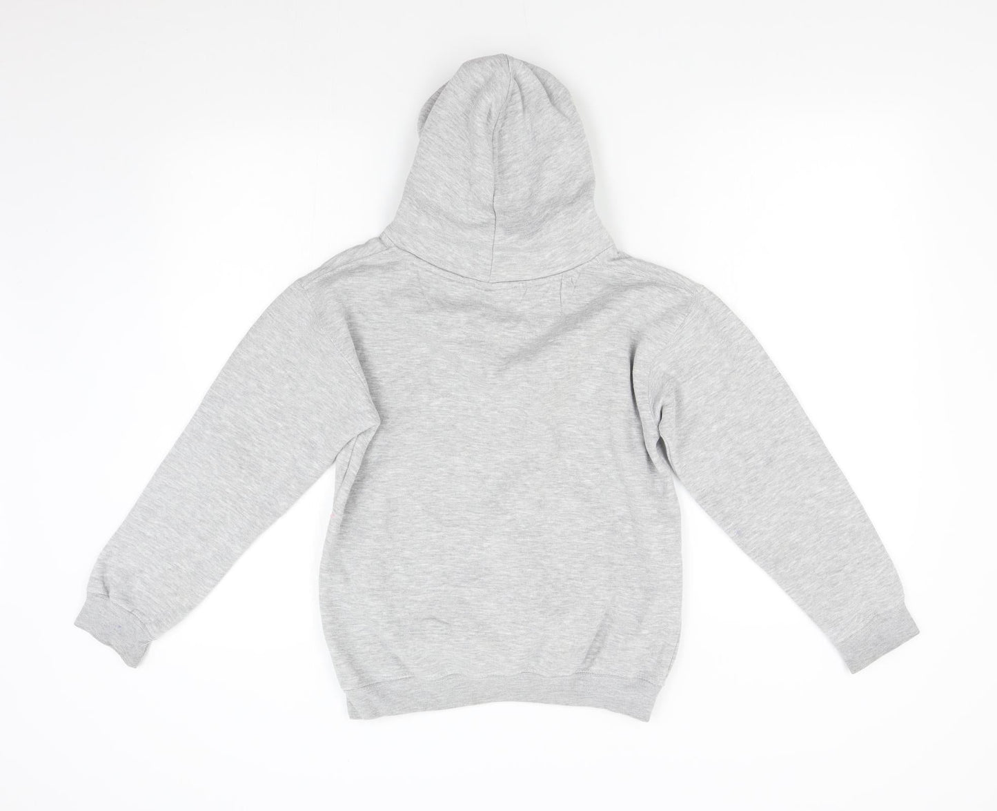 Cotton Ridge Girls Grey   Pullover Hoodie Size 9-10 Years  - Grass Roots Sports Coaching