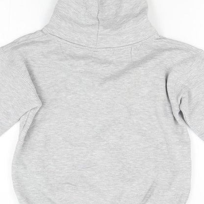 Cotton Ridge Girls Grey   Pullover Hoodie Size 9-10 Years  - Grass Roots Sports Coaching