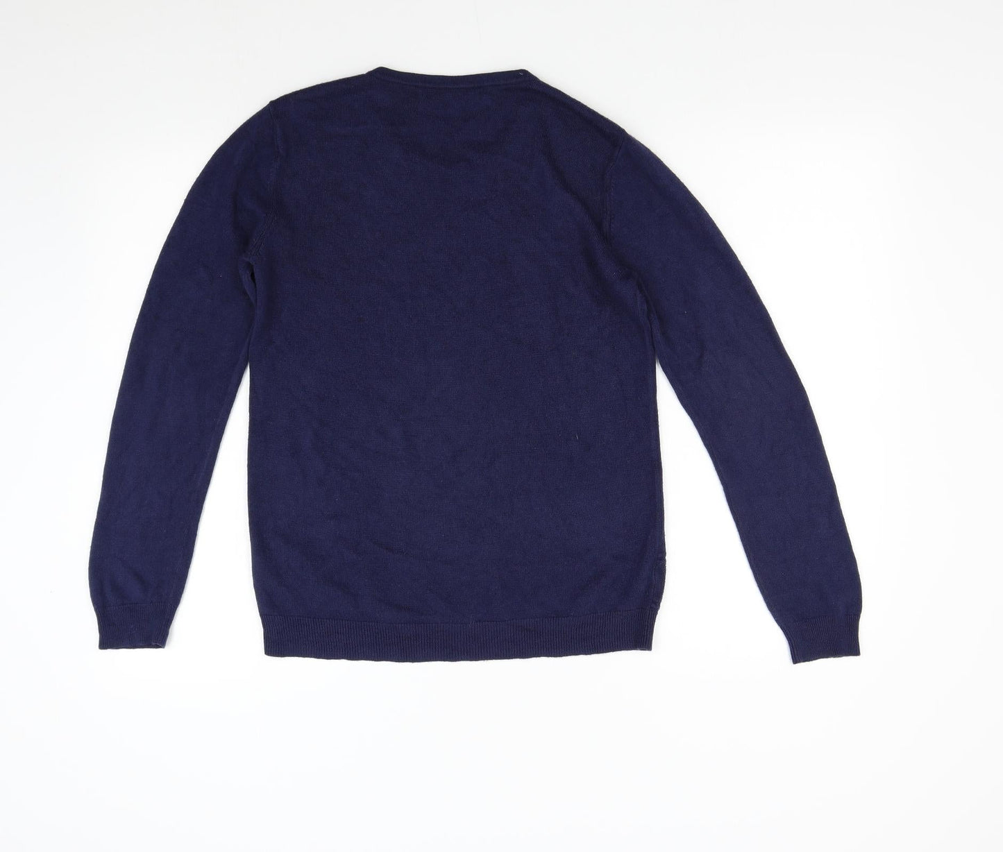 Womens UK Size L Vida Vi Blue Pullover Jumper