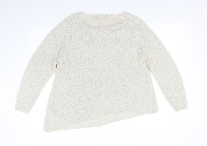 Womens UK Size 14 New Look Beige Pullover Jumper