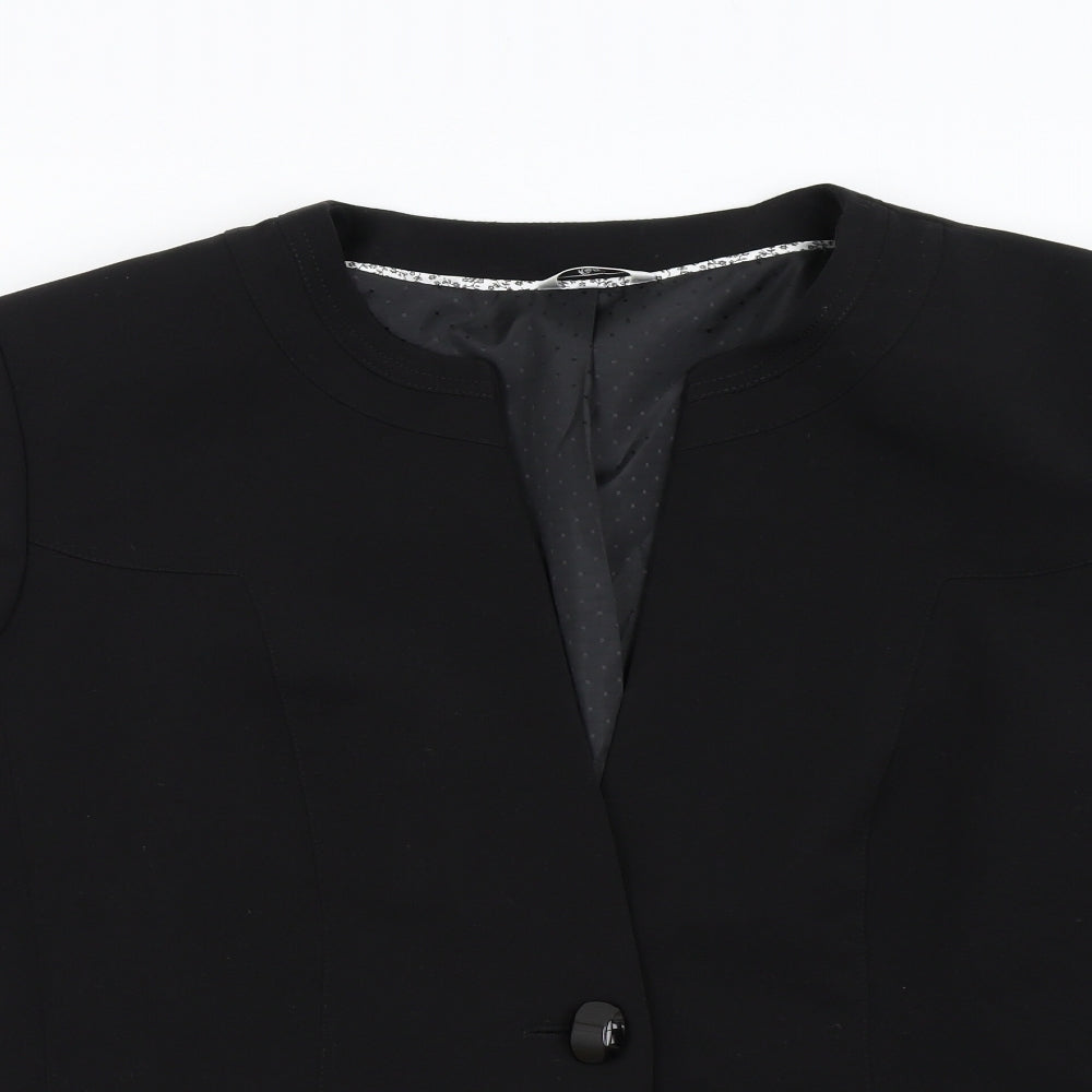 Klass Womens Black   Jacket Blazer Size L