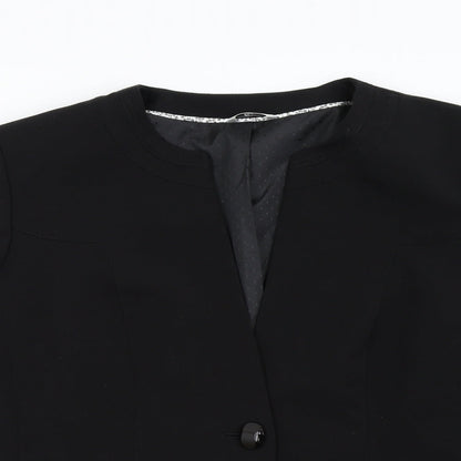 Klass Womens Black   Jacket Blazer Size L