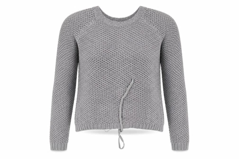 Womens UK Size 8 Limited Grey Pullover Jumper