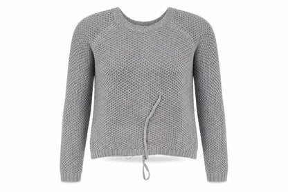 Womens UK Size 8 Limited Grey Pullover Jumper