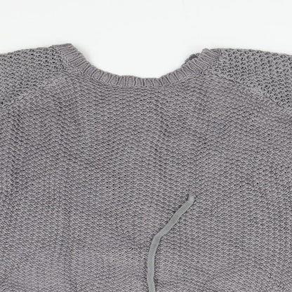 Limited Womens Grey  Knit Pullover Jumper Size 8