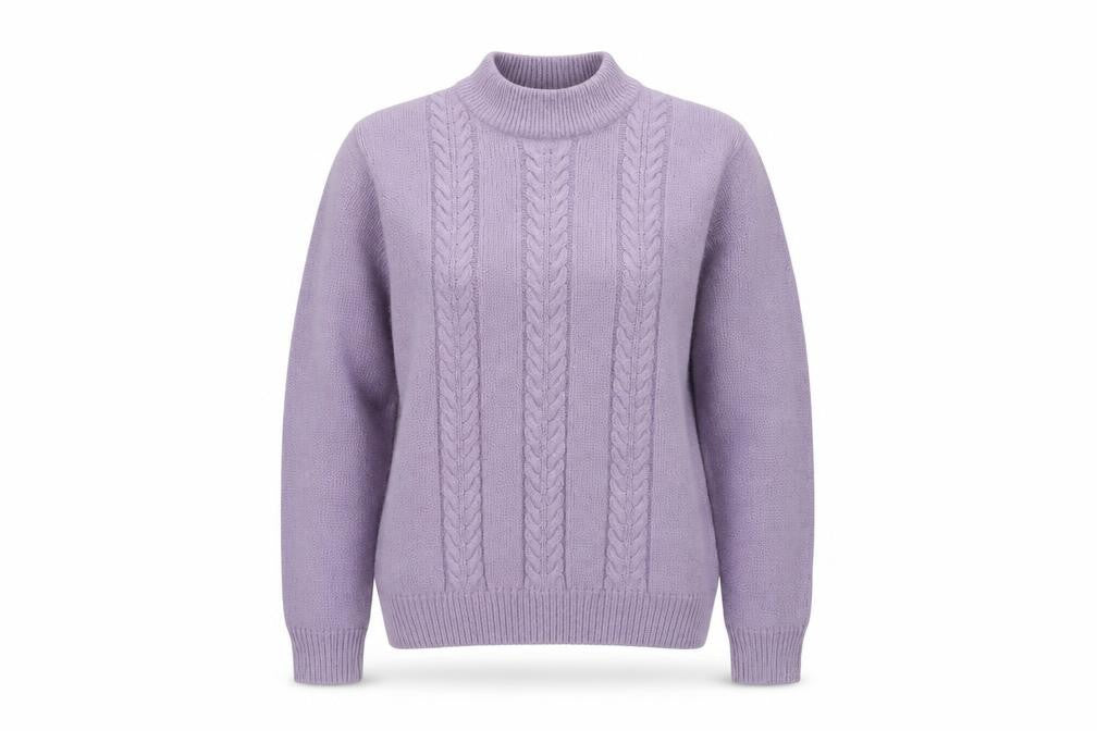 Womens UK Size 10 Berkertex Purple Pullover Jumper