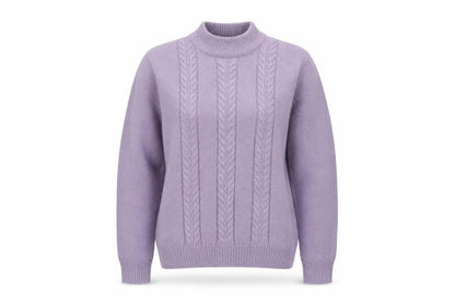 Womens UK Size 10 Berkertex Purple Pullover Jumper