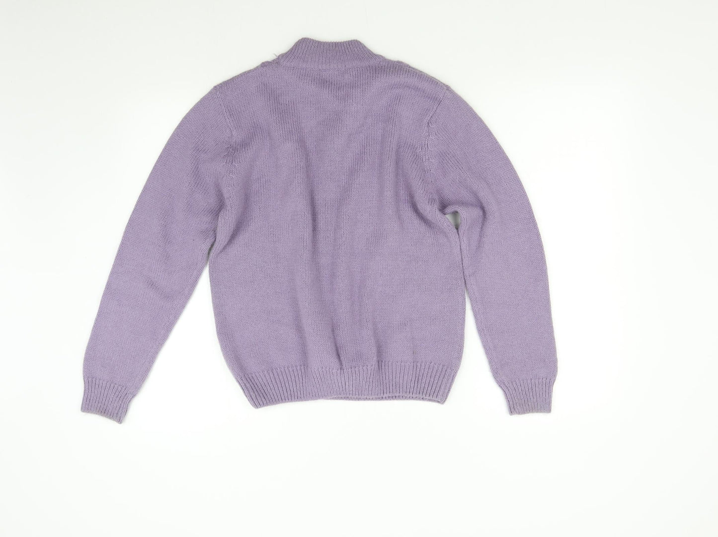 Womens UK Size 10 Berkertex Purple Pullover Jumper