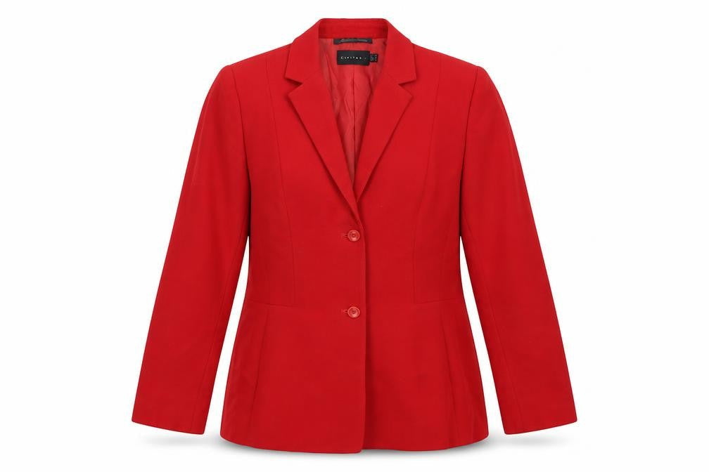 Civit Womens Red   Jacket Suit Jacket Size 12