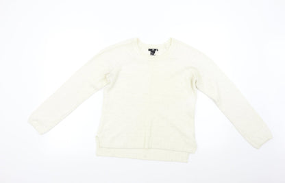 Womens UK Size S H&M Ivory Pullover Jumper