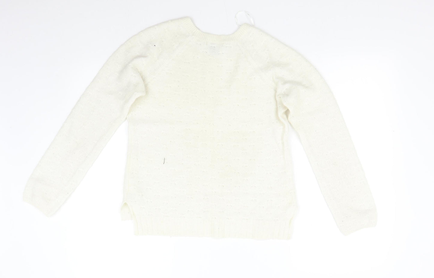 Womens UK Size S H&M Ivory Pullover Jumper