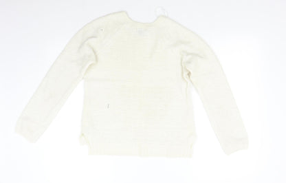 Womens UK Size S H&M Ivory Pullover Jumper