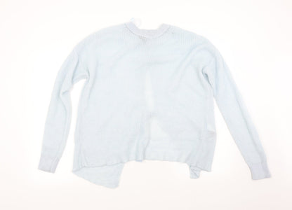 Womens UK Size 14 Topshop Blue Pullover Jumper
