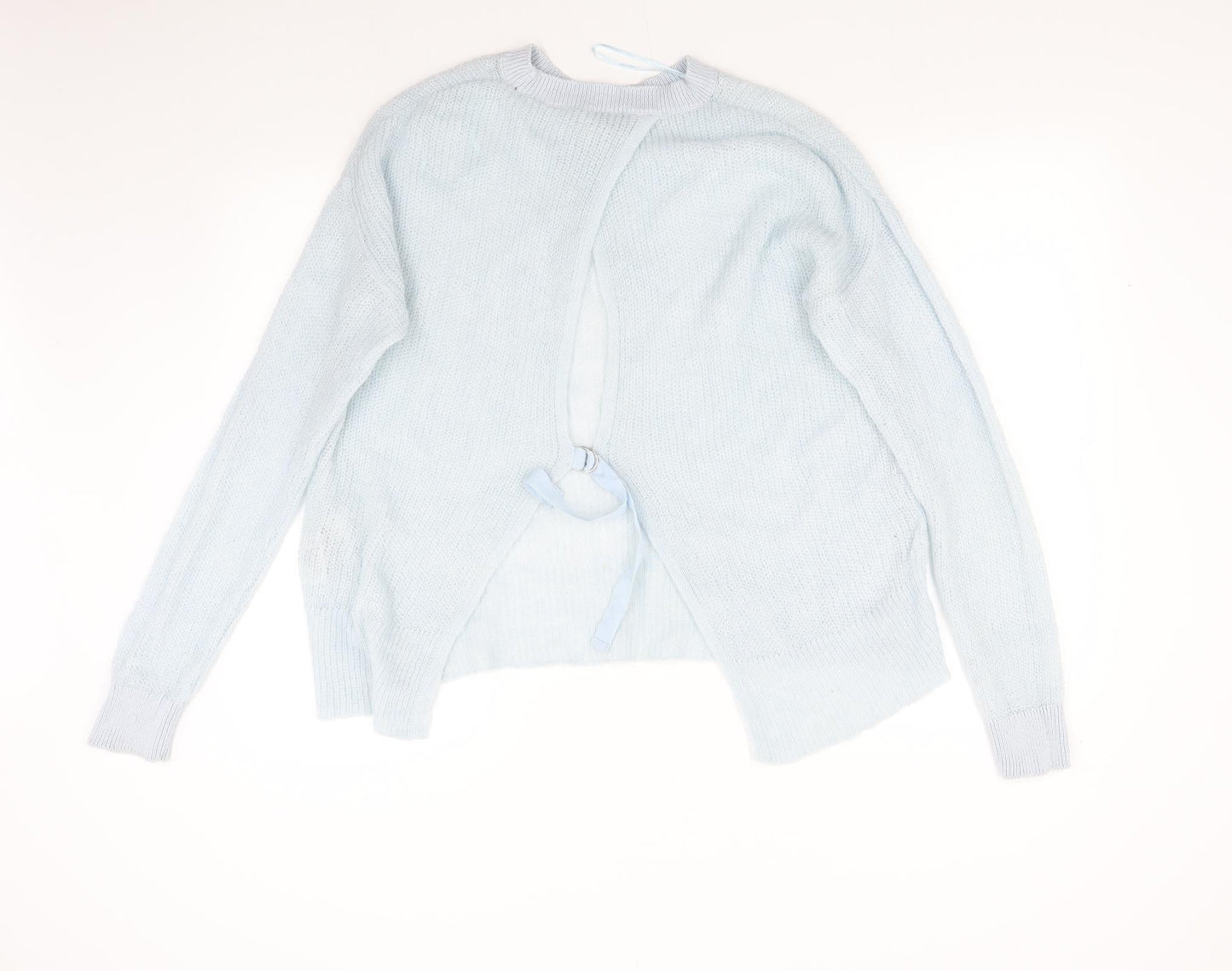 Womens UK Size 14 Topshop Blue Pullover Jumper