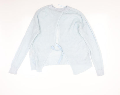 Womens UK Size 14 Topshop Blue Pullover Jumper