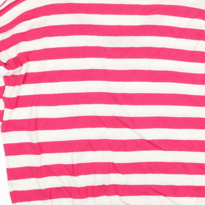 Atmosphere Womens Pink Striped  Pullover Jumper Size 14