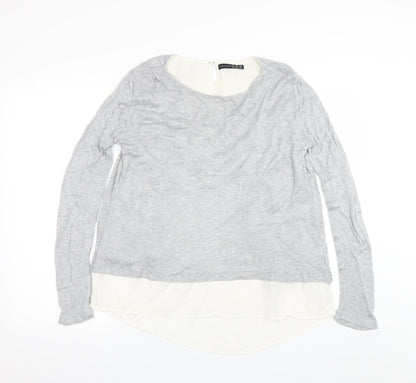 Womens UK Size 12 Atmosphere Grey Pullover Jumper