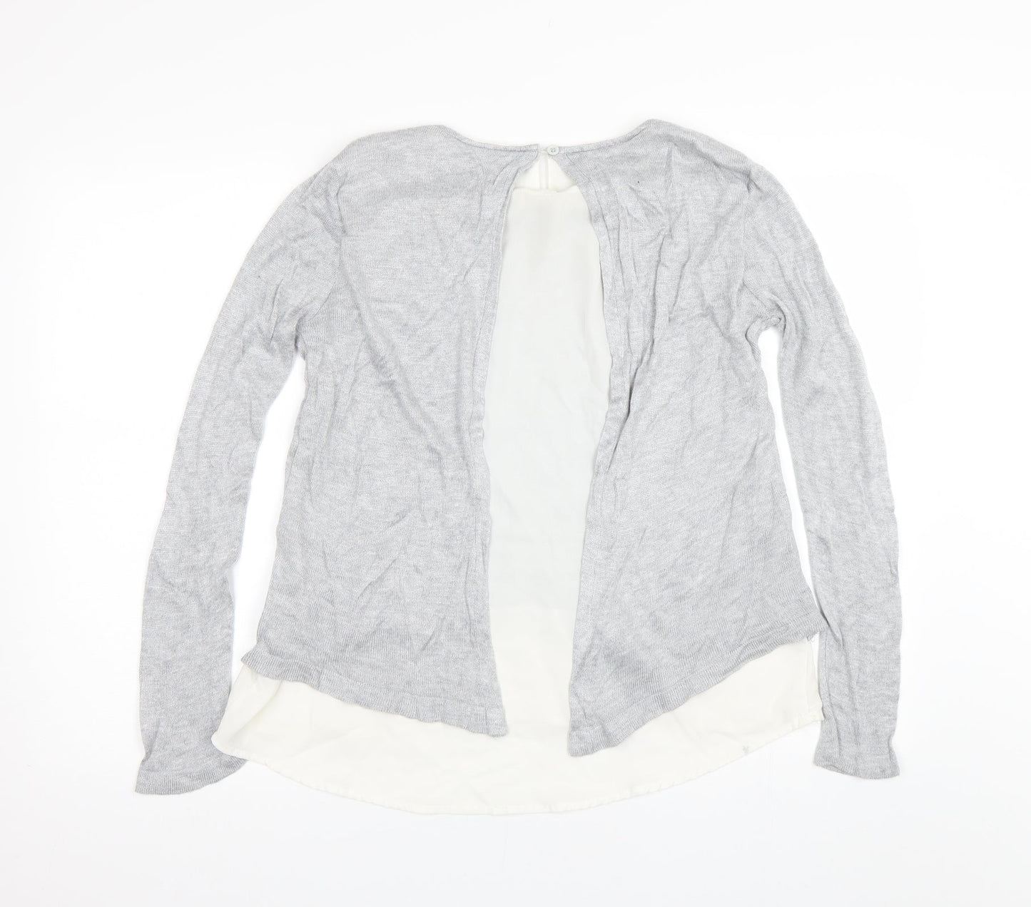 Womens UK Size 12 Atmosphere Grey Pullover Jumper