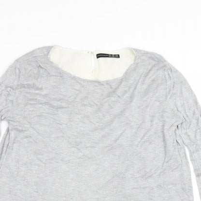 Womens UK Size 12 Atmosphere Grey Pullover Jumper