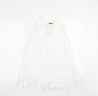 Womens UK Size 12 Limited White Basic Tank