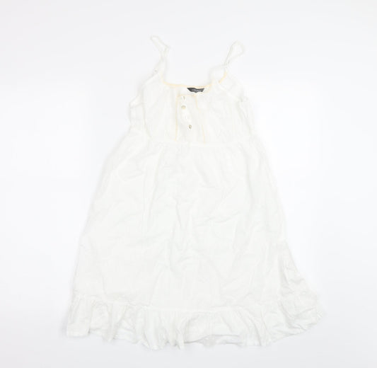 Womens UK Size 12 Limited White Basic Tank