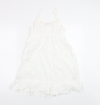 Womens UK Size 12 Limited White Basic Tank