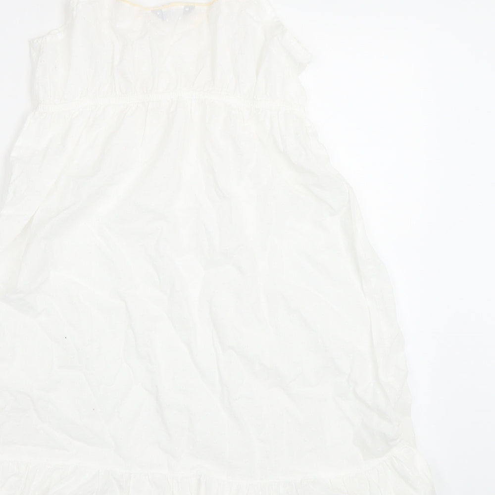 Womens UK Size 12 Limited White Basic Tank