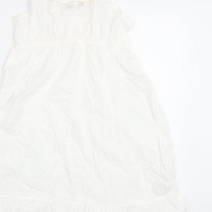 Womens UK Size 12 Limited White Basic Tank