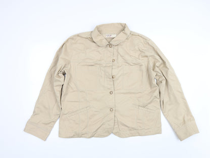 Womens UK Size M EWM Beige Jacket