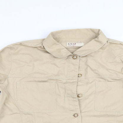 Womens UK Size M EWM Beige Jacket