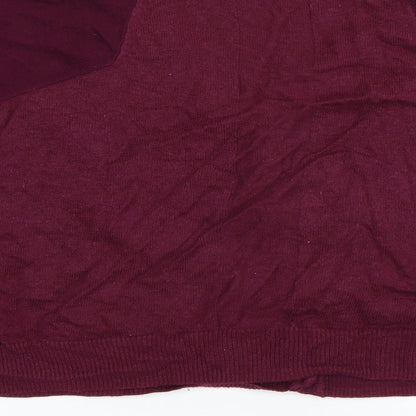 Womens UK Size 14 Topshop Purple Cardigan Jumper