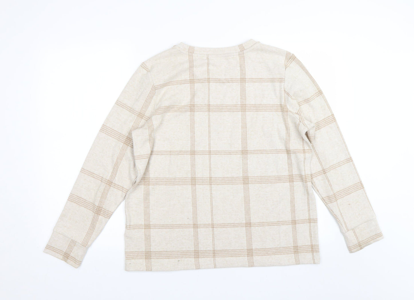 Womens UK Size 14 M&S Beige Pullover Jumper