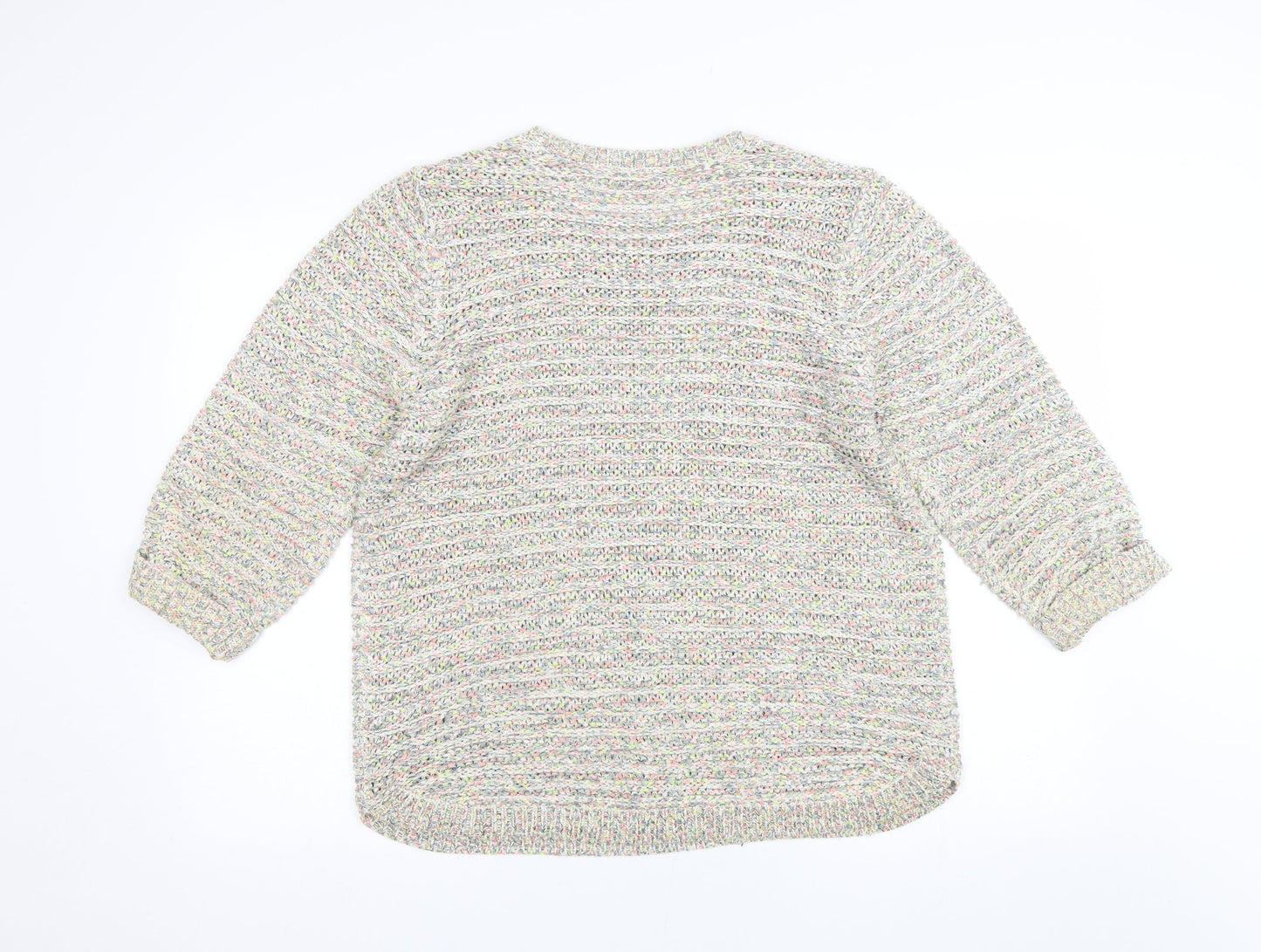 Authentic Womens Multicoloured   Pullover Jumper Size L