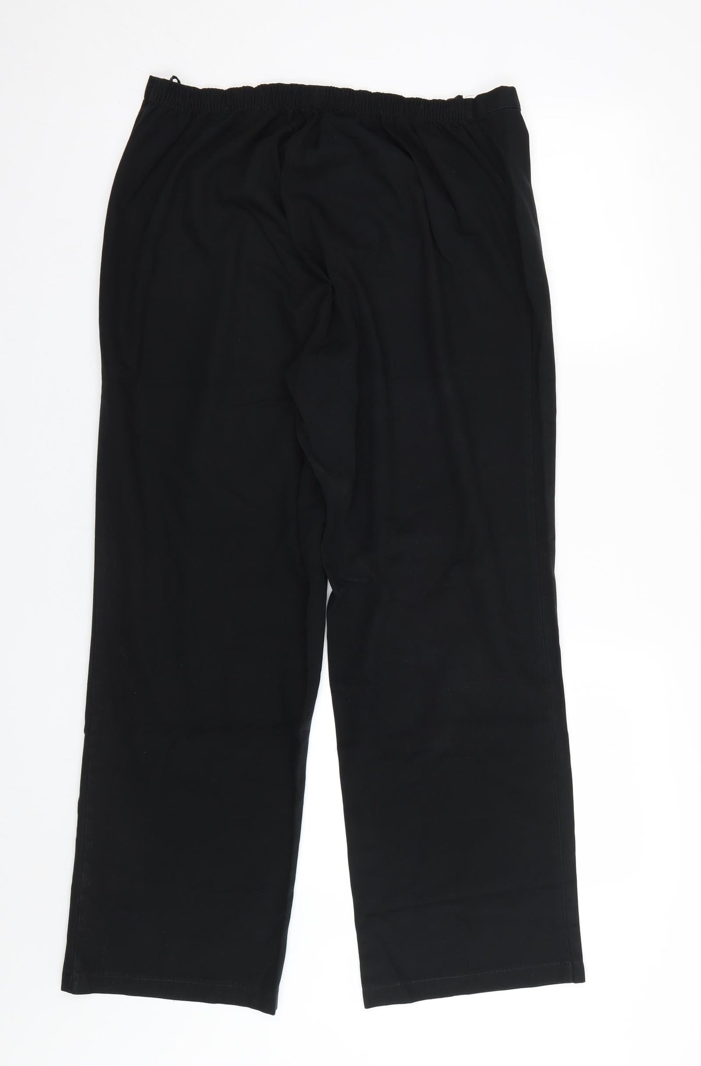 Womens UK Size 16 essence Regular Fit  Black Trousers