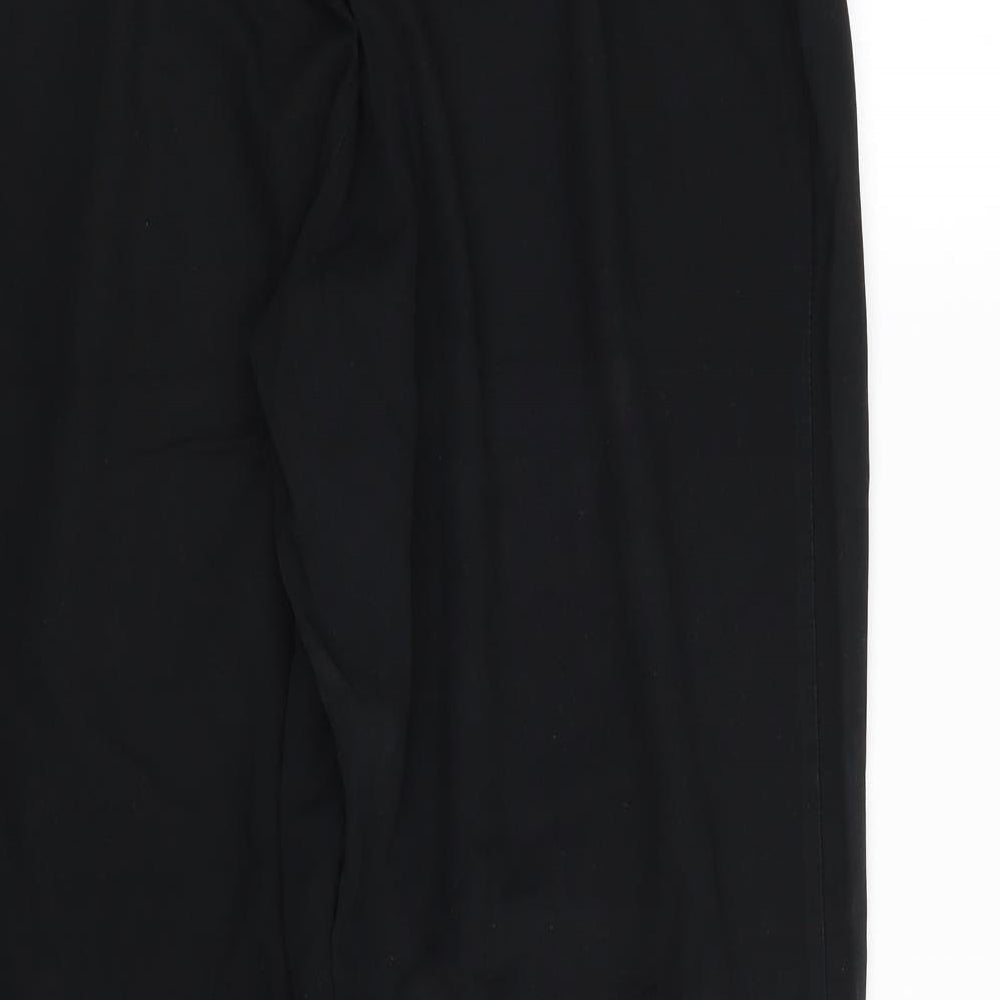 Womens UK Size 16 essence Regular Fit  Black Trousers