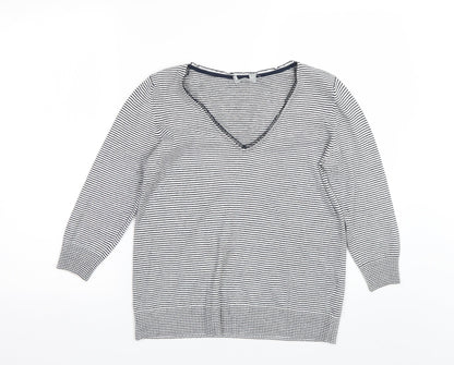 Womens UK Size 12 Bonmarché White Pullover Jumper