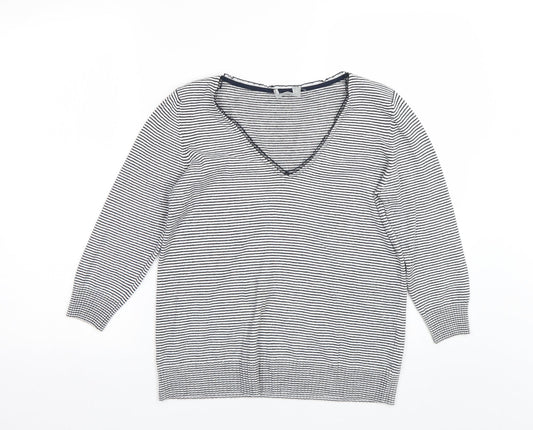 Womens UK Size 12 Bonmarché White Pullover Jumper