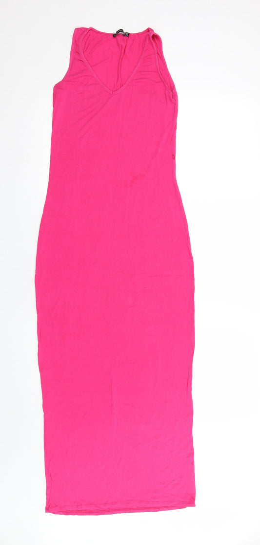 Primark Womens Pink   Tank Dress  Size 8