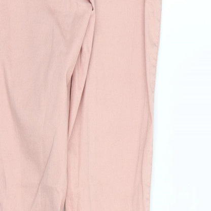 Primark Womens Pink  Denim Jegging Jeans Size 6 L27 in