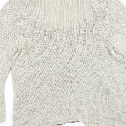 M&S Womens Beige   Pullover Jumper Size 8