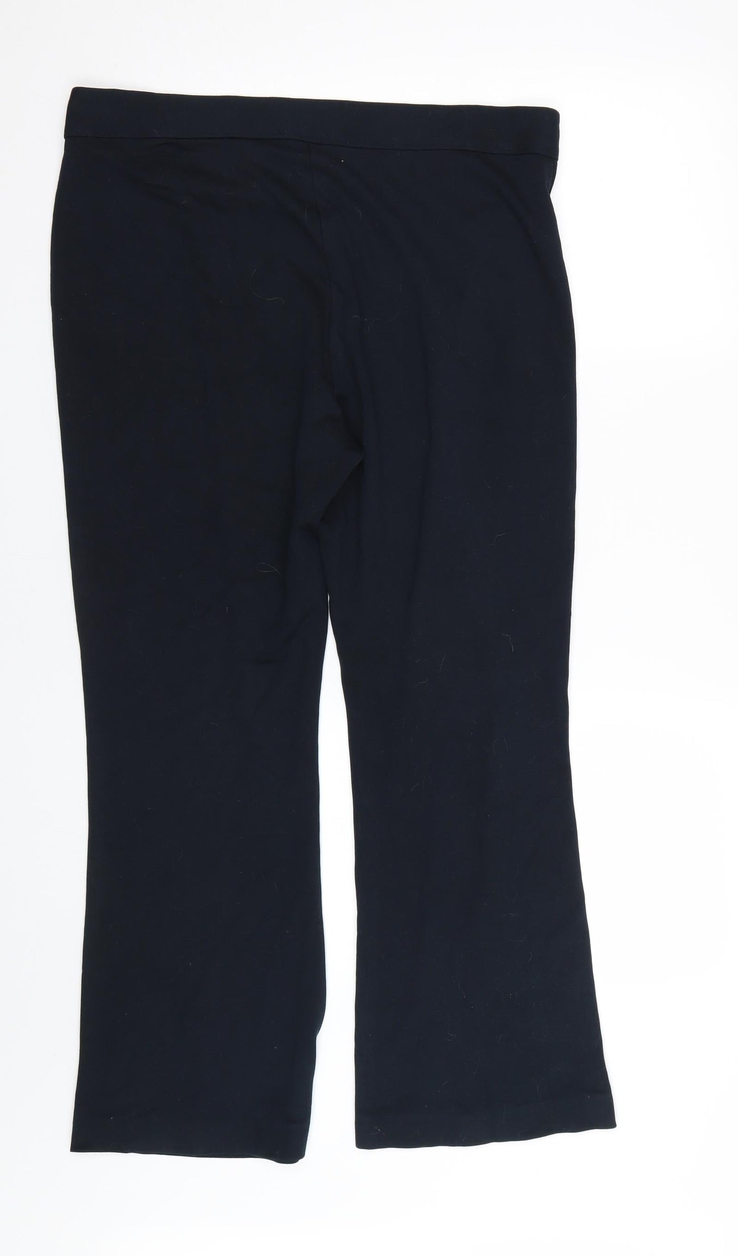 Womens UK Size 16 M&S Regular Fit  Blue Trousers