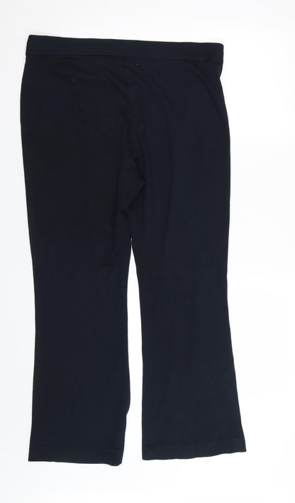 Womens UK Size 16 M&S Regular Fit  Blue Trousers