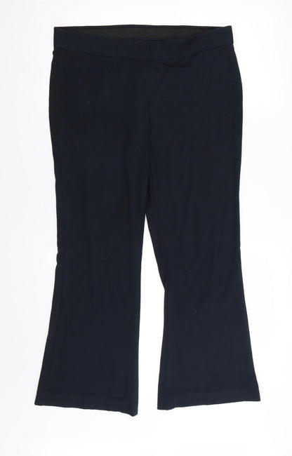 Womens UK Size 16 M&S Regular Fit  Blue Trousers