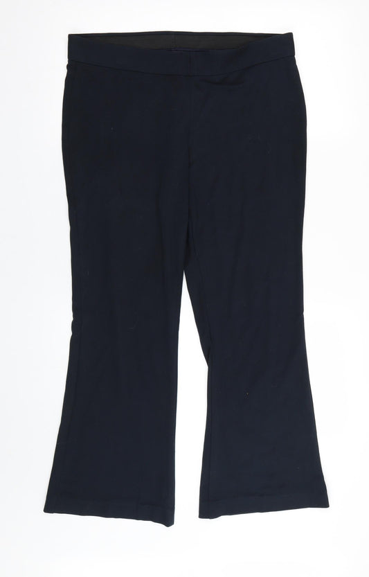Womens UK Size 16 M&S Regular Fit  Blue Trousers