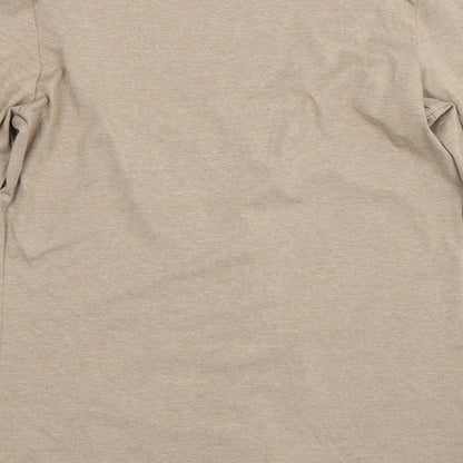 Womens UK Size 10 Per Una Brown Basic T-Shirt