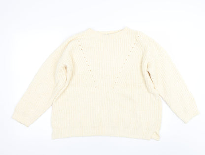 F&F Womens Beige   Pullover Jumper Size 14