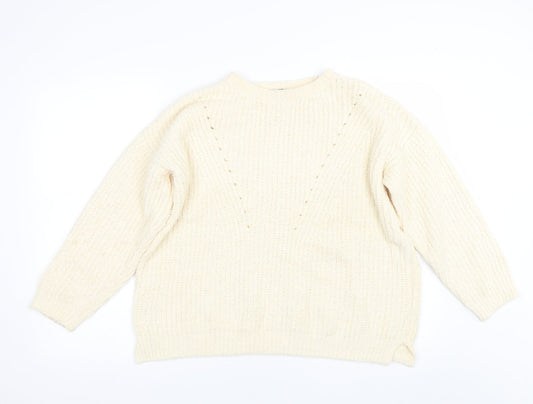 F&F Womens Beige   Pullover Jumper Size 14