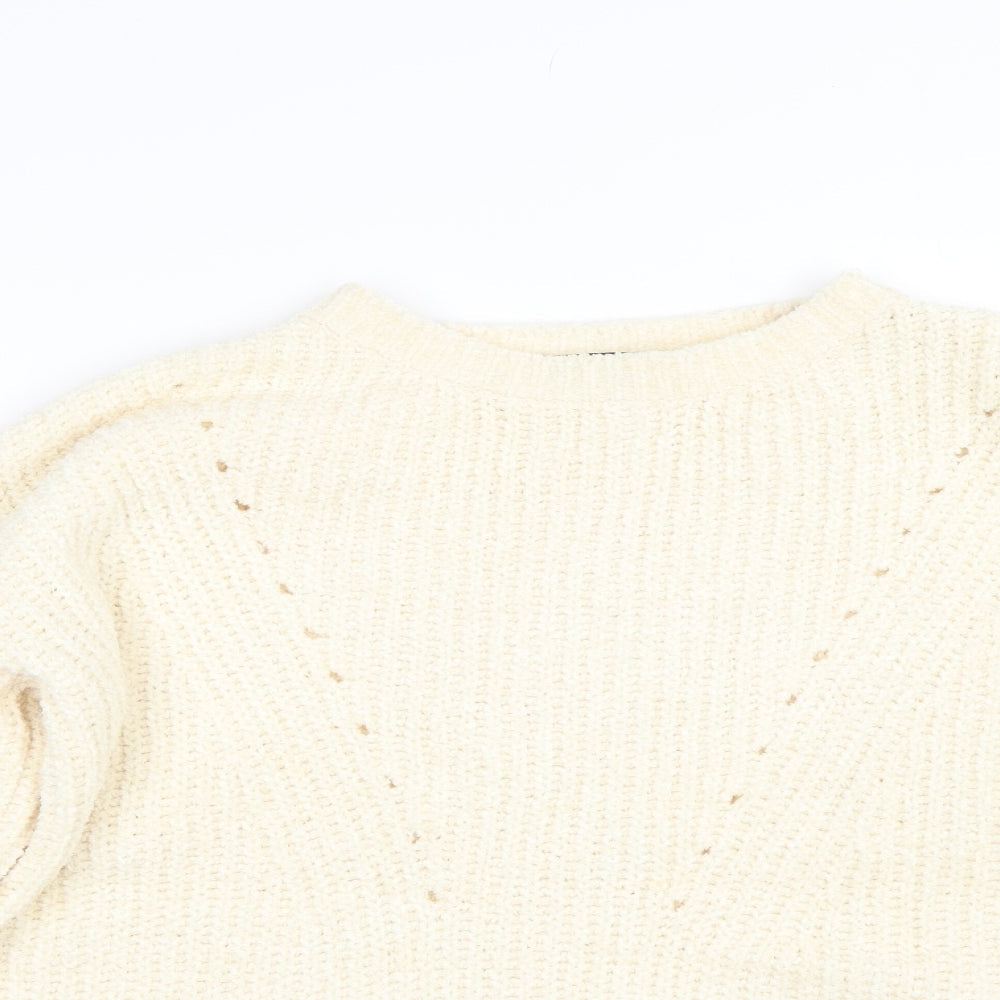 F&F Womens Beige   Pullover Jumper Size 14