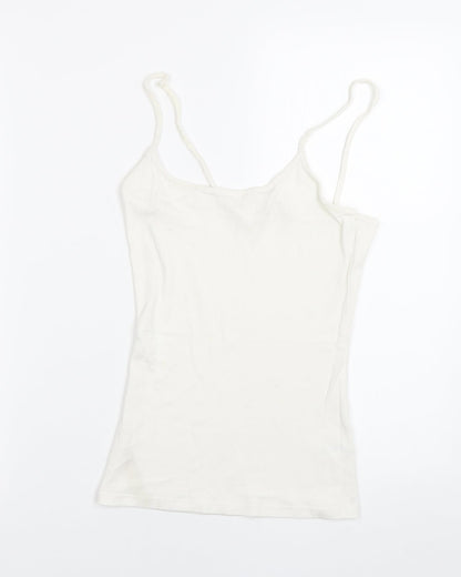 TU Womens White   Basic Tank Size 10