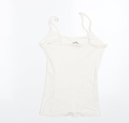 TU Womens White   Basic Tank Size 10